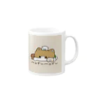 eveのおみせの茶々丸とみにまる犬 Mug :right side of the handle