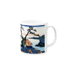 寿めでたや(ukiyoe)の葛飾北斎_冨嶽三十六景　信州諏訪湖 Mug :right side of the handle