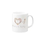 honey-designのバッテリーが死にそうです Mug :right side of the handle