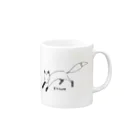 モロコシごはんのkitsune  Mug :right side of the handle