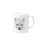 ambervacancesのペロリおかわりノラネコ Mug :right side of the handle