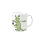 SU-KUのカンガルーツアーズ(株) Mug :right side of the handle