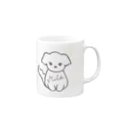 みるくの国☽のわんちゃん Mug :right side of the handle