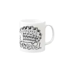 はるちゃんのcoward Mug :right side of the handle