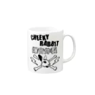 CHEEKY RABBITのサツマニアン01_CheekyRabbit_爆音炸裂 Mug :right side of the handle