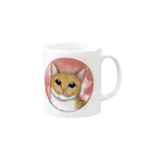 縁-yukari-のみかん Mug :right side of the handle