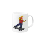 LIKE A GLIDING BIRDのSK8 Mug :right side of the handle