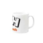 BBdesignのBCH ビットコインキャッシュ Mug :right side of the handle