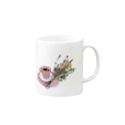 虹スターライト公式ショップの美しいオシャレなグッズ！ Mug :right side of the handle