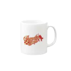 和rockのRumble cat’s Mug :right side of the handle