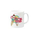 みきぞーん｜保護猫 ミッキー画伯と肉球とおともだちのrui & ram & ta-chan ice Mug :right side of the handle