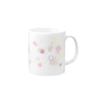 フルカラ★カラフルのカラフルポップなマグカップ Mug :right side of the handle