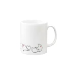 ウロトリのONIKUグッズ Mug :right side of the handle