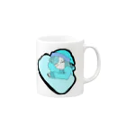 るーと｡:°ஐ*｡:°ʚ♥ɞ*｡:°ஐ*の眠い Mug :right side of the handle