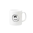 ムイ ムイ ムイの我が子が４回目に描いた顔 Mug :right side of the handle