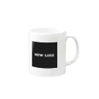 JIN THE GREENのNEW LIKE [シンプルシンプル] Mug :right side of the handle