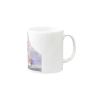 uniのoyasumi mug Mug :right side of the handle