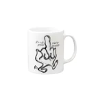 STのf＊＊k you very much  Mug :right side of the handle