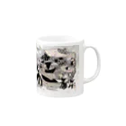 ❀花狐庵❀-HanaKoAn-の「百歳」Series * Hyakkiyako"HanaKoAn"ver. Mug :right side of the handle