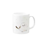 夢見る柴犬のSnow fairy Mug :right side of the handle