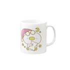 気ままな雑貨屋さんのあひる「おやすみ」 Mug :right side of the handle