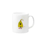 ねこぜや のズタ袋ドリ Mug :right side of the handle