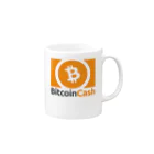 bitcoinersの【B】ビットコインキャッシュシンボル Mug :right side of the handle