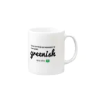 greenishのgreen 18 Mug :right side of the handle