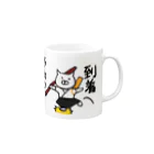 dikaiの弓ねこマグ おでかけ編 Mug :right side of the handle