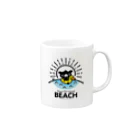 はちエンピツのocton Slow life Island BEACH #basic Mug :right side of the handle