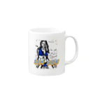 アラン・クレインのSEA SIDE GAL Mug :right side of the handle