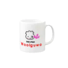 woolguwaのサンゴ Mug :right side of the handle