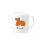 tomoo🇯🇵&maru🐕の岐阜県 ぎふ犬 Mug :right side of the handle