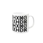 XENOGRAPHのLOGO MC 02 White Mug :right side of the handle