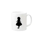 イタズラガキのGirl A Mug :right side of the handle