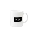 -The Blue World-のあお Mug :right side of the handle