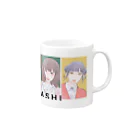 少女破界の【墓嵐】つむぎさんイラストHAKA-ARASHI Mug :right side of the handle