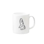 SASAQUREのフランスパン日和 Mug :right side of the handle