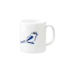 TORISUKI（野鳥・鳥グッズ）の身近な野鳥「エナガ」 Mug :right side of the handle