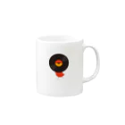 masamichironのレコードリお日様 -Left Walk Mug :right side of the handle