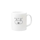 yolkのneco de aru ! Mug :right side of the handle