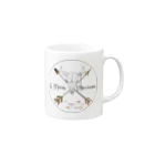 ➵✥❉ⓢ🄼🄰🅁🄸🄴❈❉✥➵のS.Marie Macrame Original Items Mug :right side of the handle