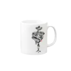 G-laboの氣心腹人己 Mug :right side of the handle