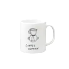 Charles Hill Art のCoffee Vampire Mug :right side of the handle