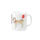 koha channelの柴犬小春　飲むよってにマグ Mug :right side of the handle