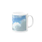 hiroponの青空と雲 Mug :right side of the handle