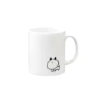 宮脇コイルのスーパーショップのクロミミちゃん Mug :right side of the handle