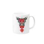 Takayuki HibinoのHearts Mug :right side of the handle