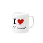 I LOVE 変なTシャツのI LOVE 余弦定理 Mug :right side of the handle