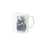 博物雑貨 金烏のThe British Library - Chimpanzee and orangutan Mug :right side of the handle